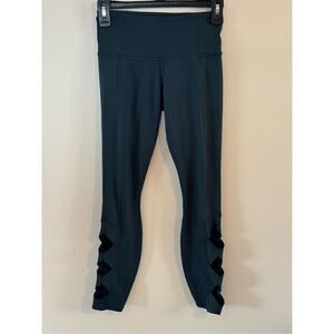 Athleta Women's Leggings Green/Burnt Teal Sz XXS